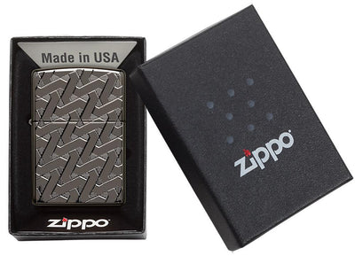 Zippo Geometric Weave Design Lighter in India, Wind Proof Pocket Size Lighters Online, Best Pocket Size Best Lighter in India, Zippo India