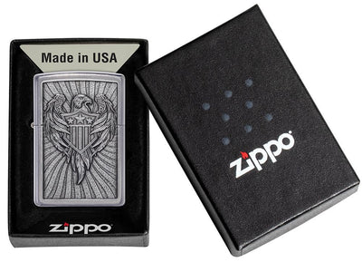 Zippo Eagle Emblem Lighter in India, Wind Proof Pocket Size Lighters Online, Best Pocket Size Best Lighter in India, Zippo India