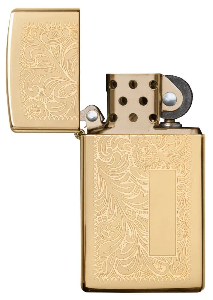 Zippo Slim Brass Venetian Lighter in India, Wind Proof Pocket Size Lighters Online, Best Pocket Size Best Lighter in India, Zippo India