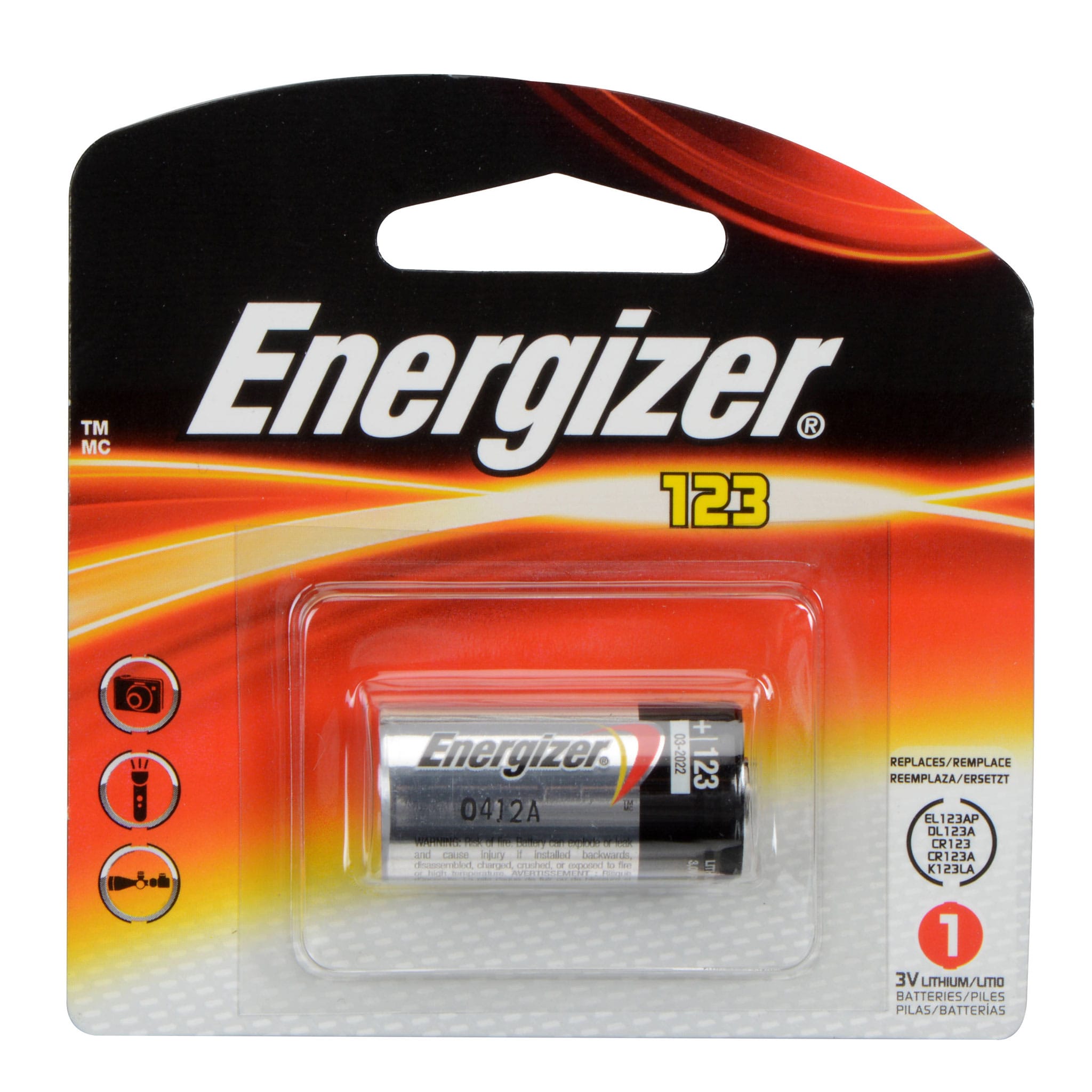 CR123 Pile Energizer - Basic Groupe