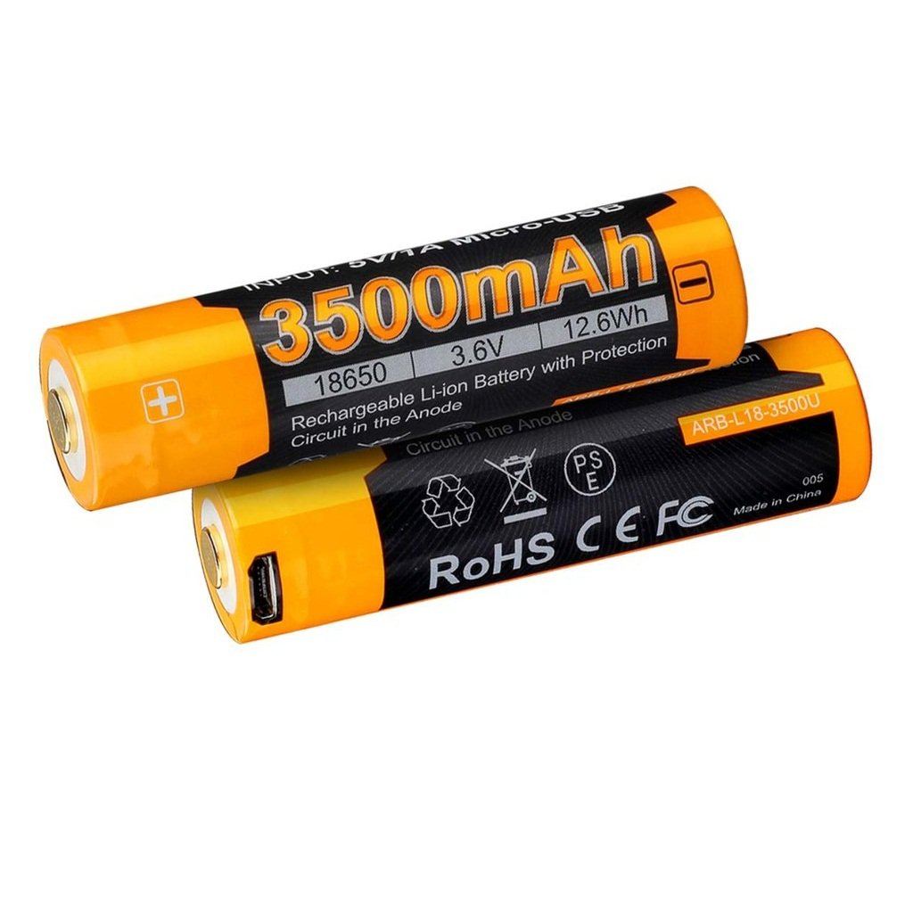 Fenix 18650 3500mAh USB Li-ion Battery | ARB-L18-3500U
