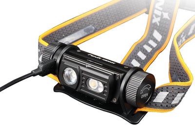 Fenix HM60R 1300 Lumens, Powerful Rechargeable Outdoor Work Headlamp with beam distance of 120 meters 
