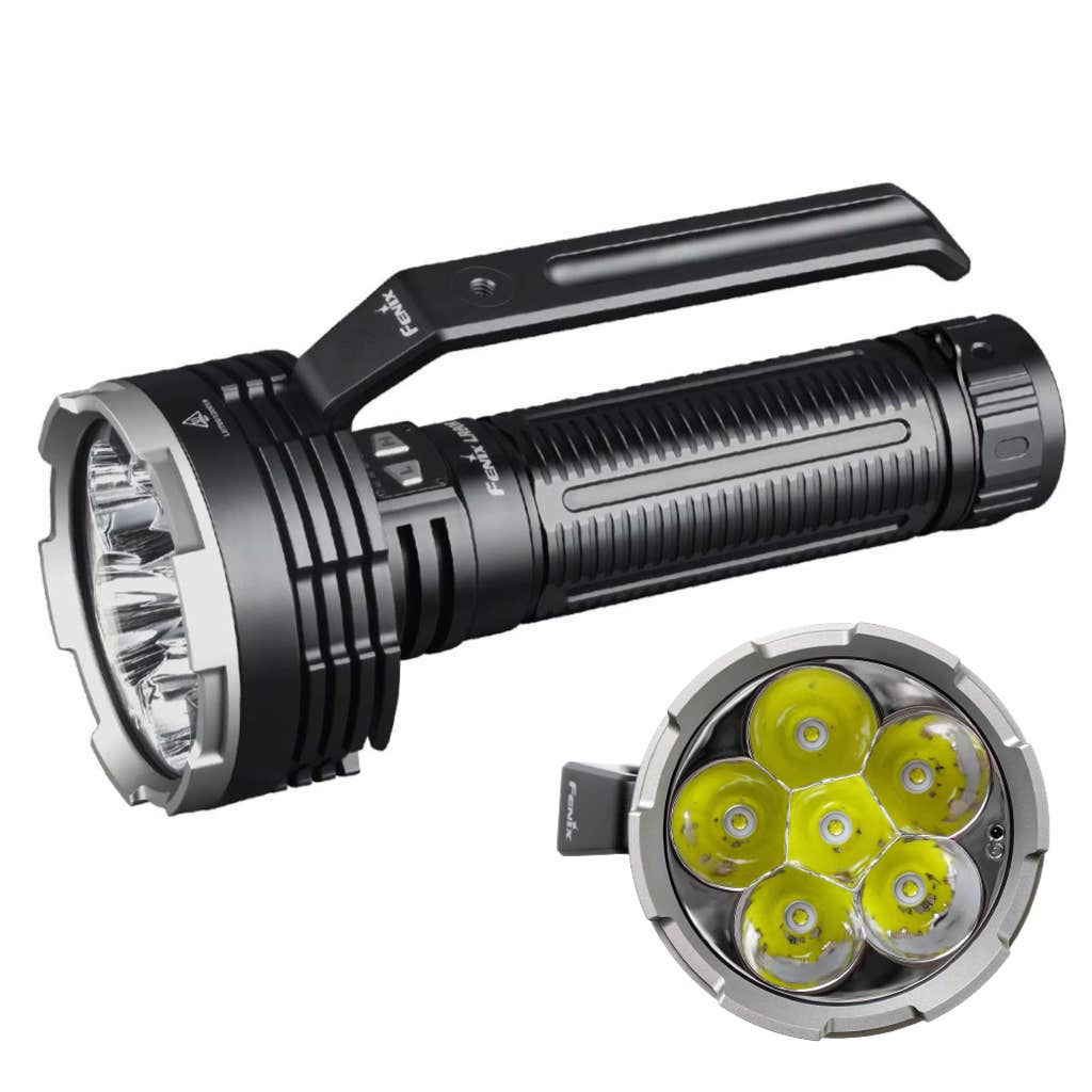 1750 Lumens Weapon Light & 300 Lumens Mini Flashlight Combo – Green Laser, Magnetic Charging, For Pistols (GP-V03)