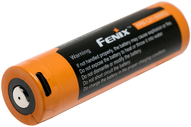 Fenix 21700 5000mAh Capacity Rechargeable Lithium Ion Battery, Rechargeable Battery in India, BIS Compatible Batteries, USB C-Type 21700 Protective Battery