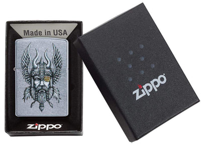 Zippo Viking Warrior Design Lighter  in India, Wind Proof Pocket Size Lighters Online, Best Pocket Size Best Lighter in India, Zippo India