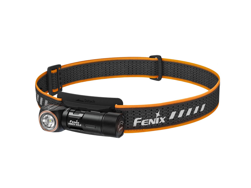 Fenix HM23 V2 now available in India. Lightweight & compact headlamp with 300 Lumens and beam distance of 88 meters 