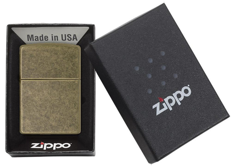 Zippo Regular Antique Brass Lighter in India, Wind Proof Pocket Size Lighters Online, Best Pocket Size Best Lighter in India, Zippo India