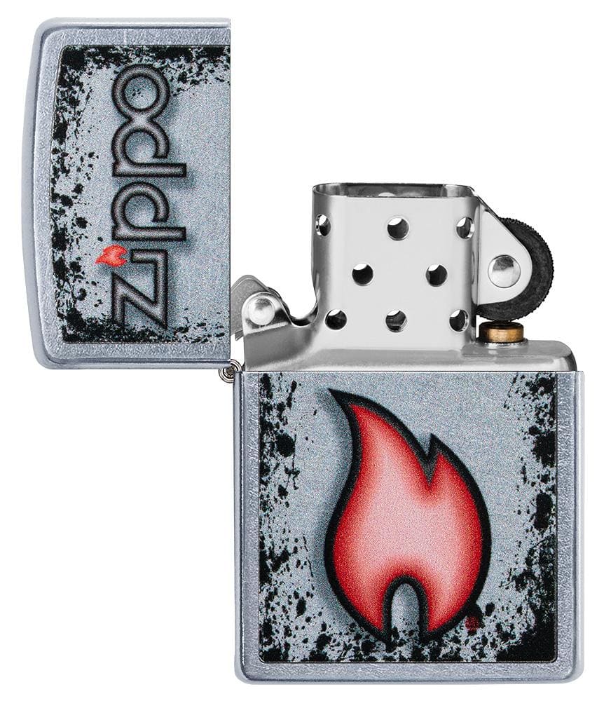 ZIPPO® LIGHTER ZIPPO Zippo Flame Design 207 - Buy Zippo In India with Engraving – LightMen