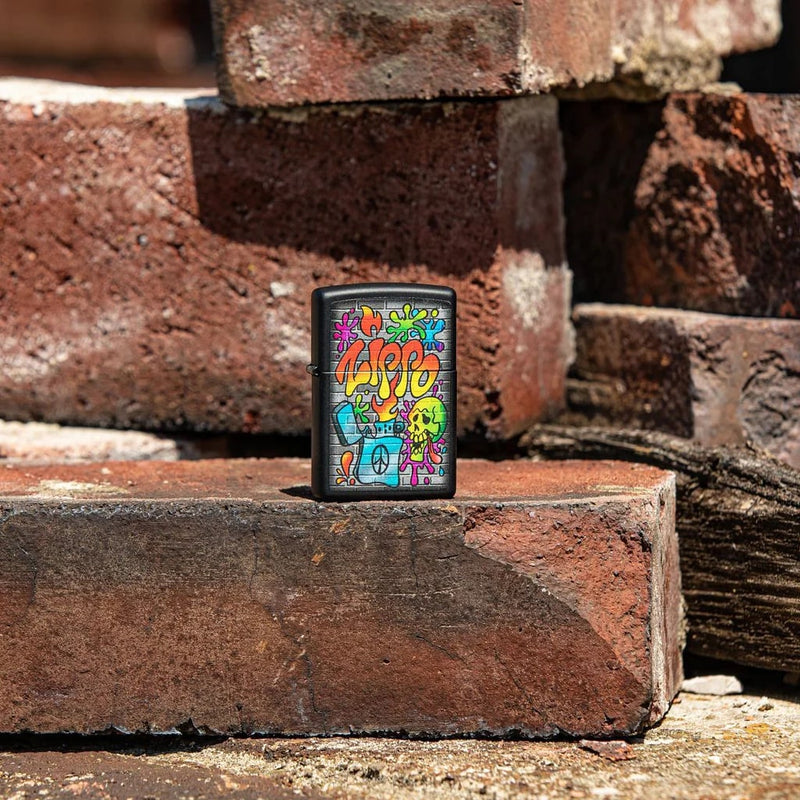 Zippo Street Art Design Lighter in India, Wind Proof Pocket Size Lighters Online, Best Pocket Size Best Lighter in India, Zippo India