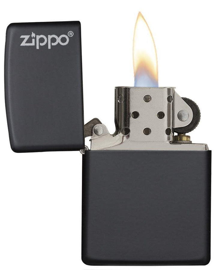 ZIPPO® LIGHTER ZIPPO Zippo Combo of Classic Black Ice Zippo Logo Windproof Pocket