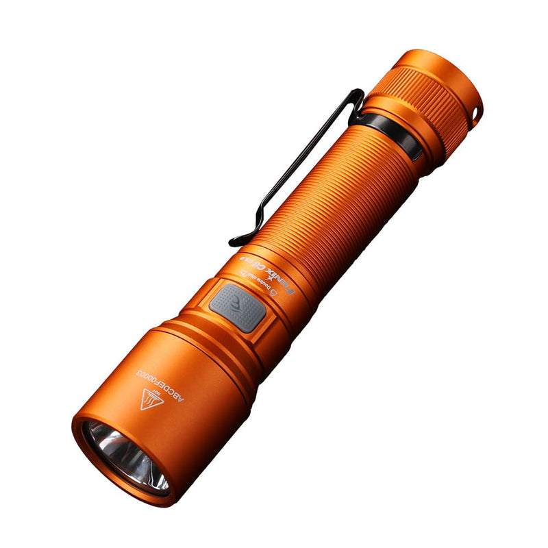 Fenix C6 V3 LED Limited Edition Orange Rechargeable Torch Light,1500 Lumens Compact USB C-type Rechargeable Torch in India, Best for Outdoors Work Industrials Torches 