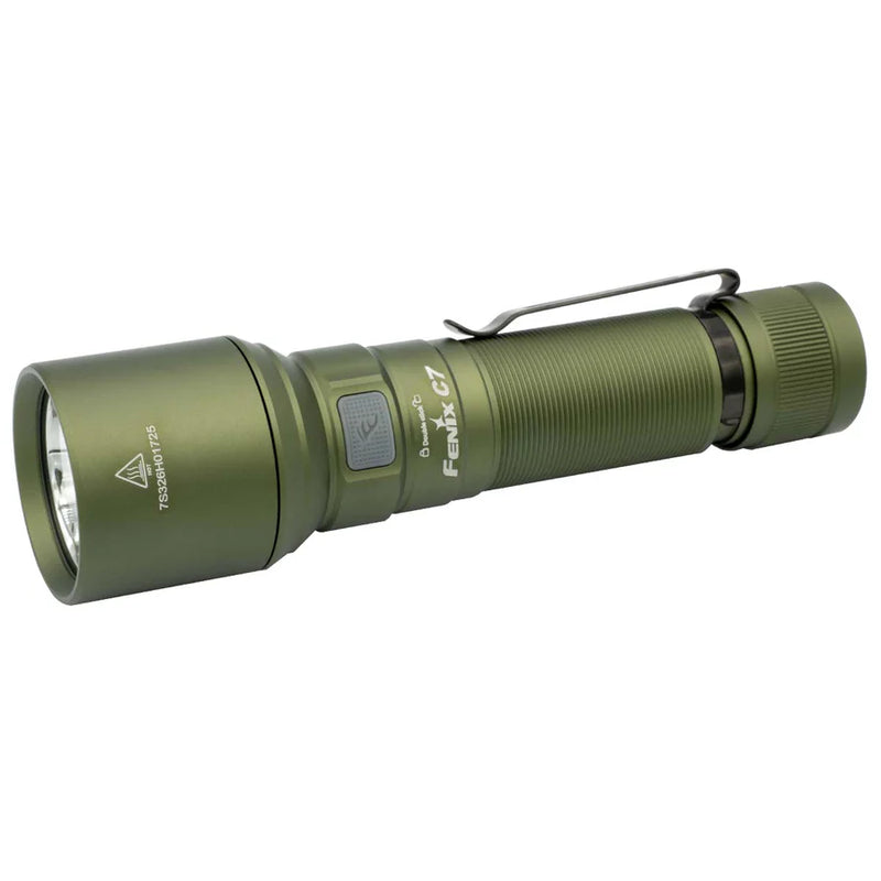 Fenix C7 Limited Edition Army Green LED Torchlight, 3000 Lumens Powerful Compact Rechargeable Light, Best Work EDC Outdoors Torch