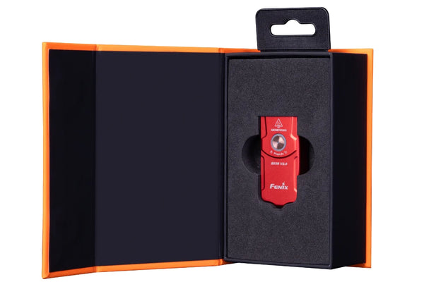 Fenix E03R V2.0 keychain torch, Mini compac light 500 Lumens, Special festive edition, Diwali gift pack