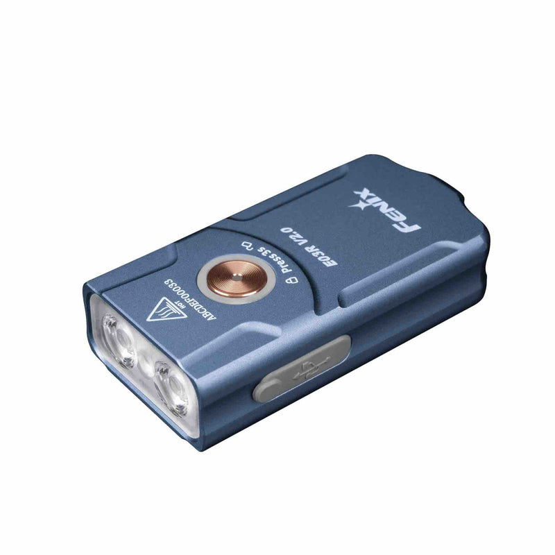 Fenix E03R V2 LED Keychain Light, Mini 500 Lumens powerful stylish keychain Rechargeable Torch in India