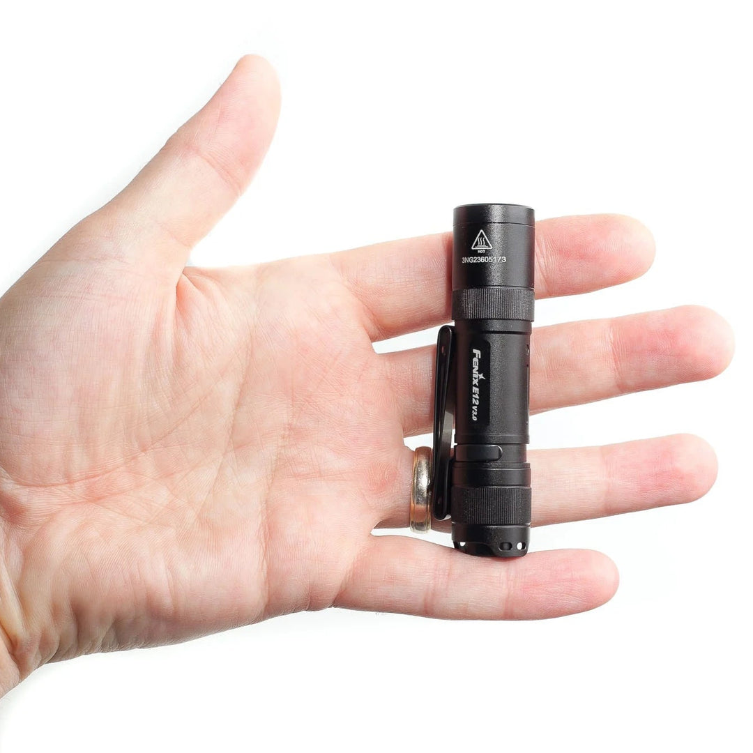 Fenix E12 LED Torch Light | AA Battery Pocket Size Flashlight for