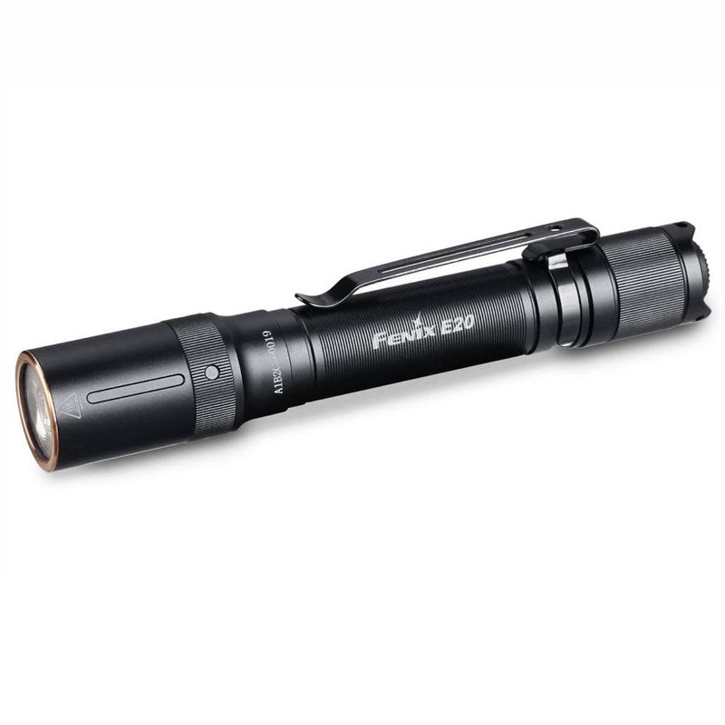 Fenix E20 V2, Fenix E20 LED Torch Light, AA Battery Torch, EDC Light for work, Compact Pen Size Torch in India, Lightweight Torch