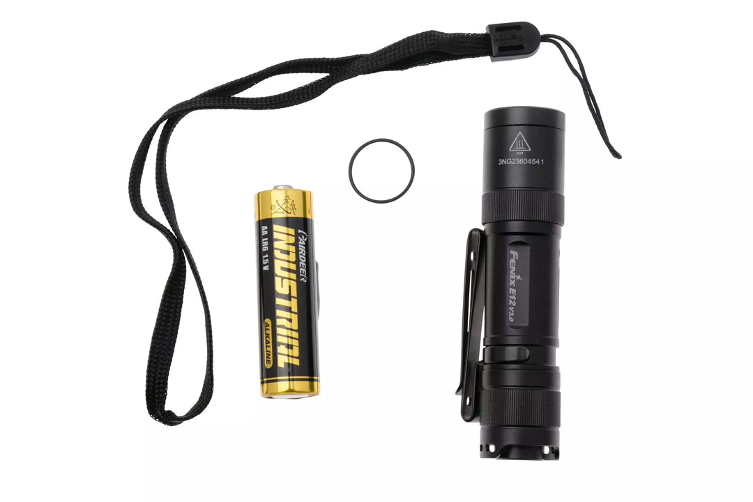 Fenix E12 LED Torch Light | AA Battery Pocket Size Flashlight for