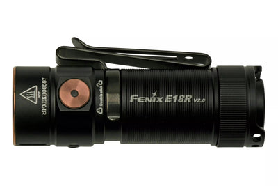 Fenix E18R V2 with a output of 1200 Lumens and beam distance of 146 meters ultra compact EDC torchlight now available in India