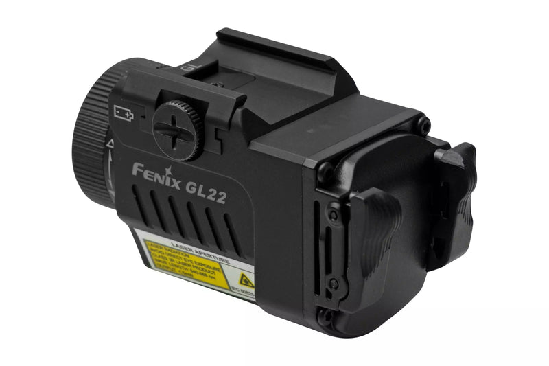 The Fenix GL22 tactical mounted light has a output of 750 lumens and beam distance of 180 meters