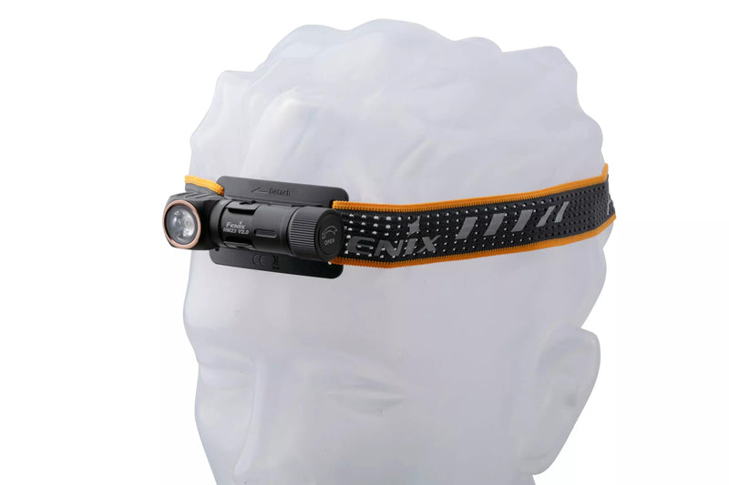 Fenix HM23 V2 now available in India. Lightweight & compact headlamp with 300 Lumens and beam distance of 88 meters 