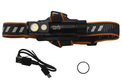 Fenix HM71R rechargeable headtorch 2700 Lumens with beam distance of 230 meters