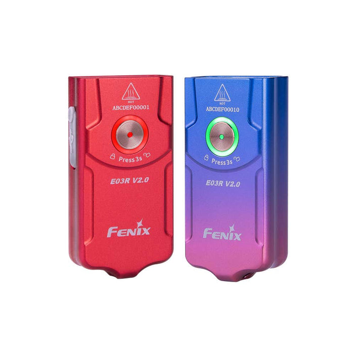 fenix e03r v2.0 keychain rechargeable flashlight Fenix E03R V2 Keychain LED Torch – LightMen
