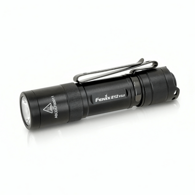 Fenix E12 V3 EDC LED Pocket sized torchlight now available in India Best portable light with 200 Lumens output & beam distance of 78 meters