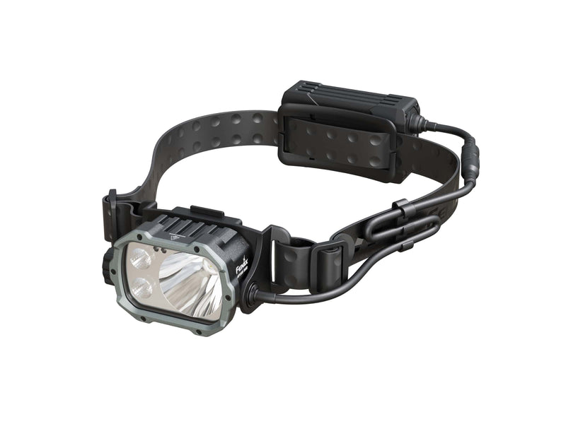 Fenix HP35R SAR professional, search & Rescue headlamp for caving, outdoor, site operation fire & rescue. Headlamp with output of 4000 Lumens & 450 meters beam distance