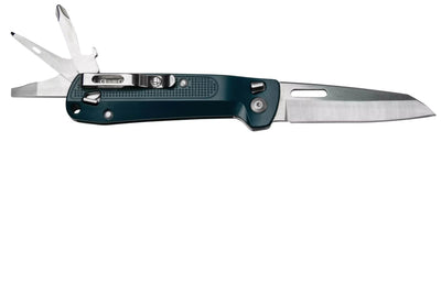 Leatherman FREE Series, Leatherman K2 Pocket Outdoor Knife & Multi Tool, EDC Compact Foldable Knife by Leatherman, 420HC Straight Blade, Pry Tool, Awl, phillips screwdriver, Buy Leatherman Tools Online in India at LightMen