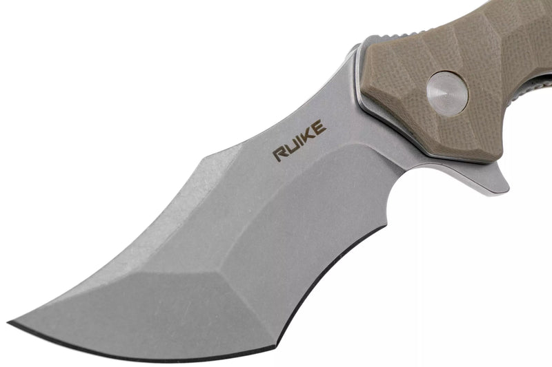 Buy Ruike P881-W Desert Tan karambit pocket knife in India @ LightMen. premium karambit EDC razor sharp pocket knife in India