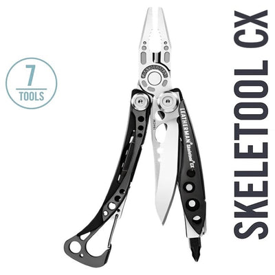 Leatherman Skeltool CX with 7 multi-tools in one now available in India prefect EDC pocket sized multi-tool
