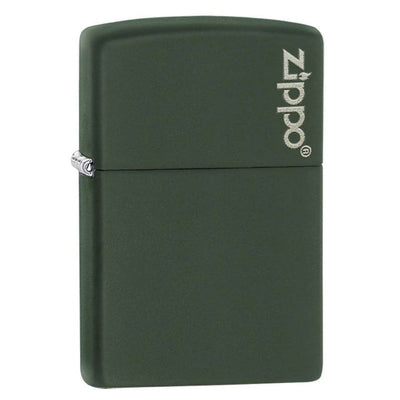 Zippo Green Matte with Logo Lighter in India, Wind Proof Pocket Size Lighters Online, Best Pocket Size Best Lighter in India, Zippo India