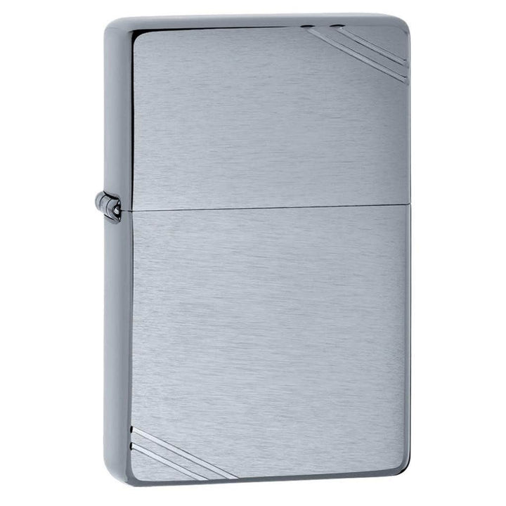 Zippo Vintage Brushed Finish Chrome - Buy Zippo In India with