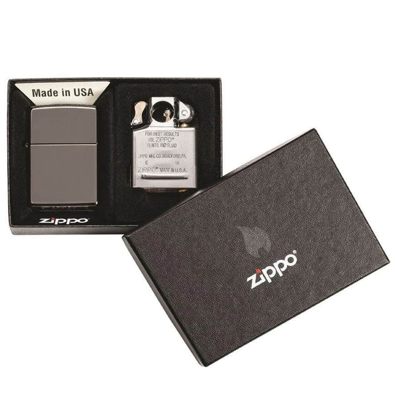 Zippo Black Ice with Pipe Insert Combo Lighter in India, Wind Proof Pocket Size Lighters Online, Best Pocket Size Best Lighter in India, Zippo India