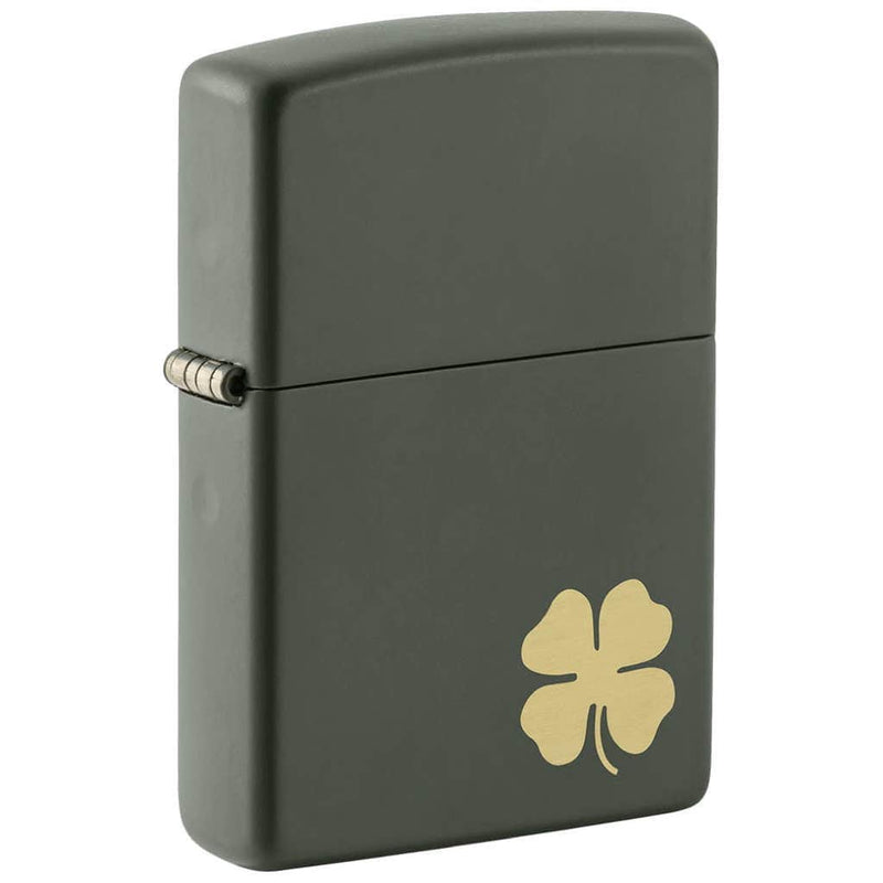 Zippo Four Leaf Clover Design in India, Wind Proof Pocket Size Lighters Online, Best Pocket Size Best Lighter in India, Zippo India