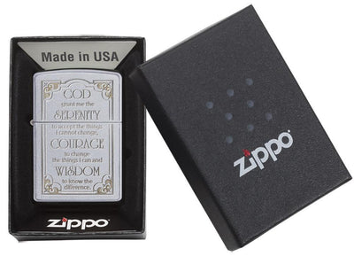 Zippo Serenity Prayer Lighter in India, Wind Proof Pocket Size Lighters Online, Best Pocket Size Best Lighter in India, Zippo India