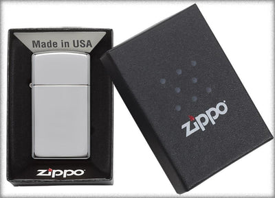 Zippo Slim High Polish Chrome Lighter in India, Wind Proof Pocket Size Lighters Online, Best Pocket Size Best Lighter in India, Zippo India