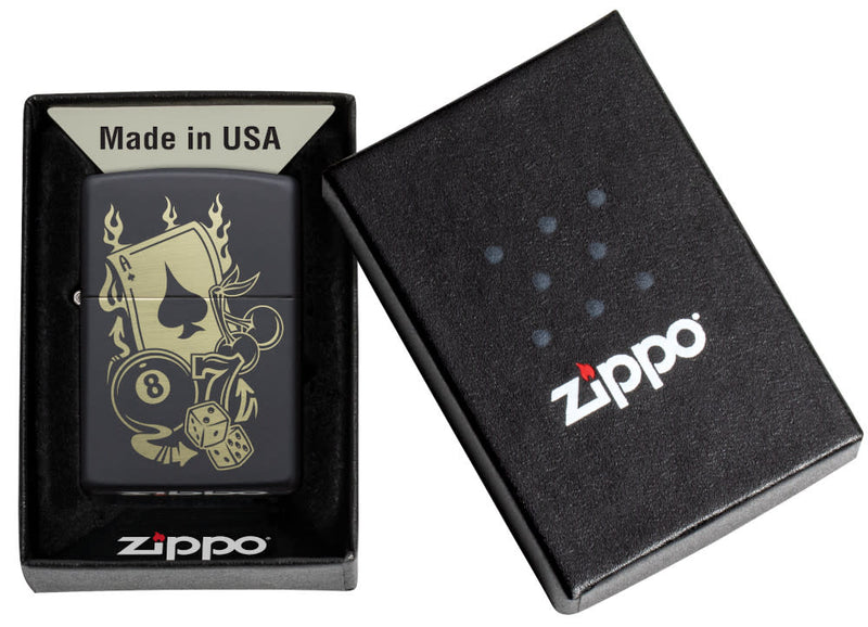 Zippo Gambling Design Lighter in India, Wind Proof Pocket Size Lighters Online, Best Pocket Size Best Lighter in India, Zippo India