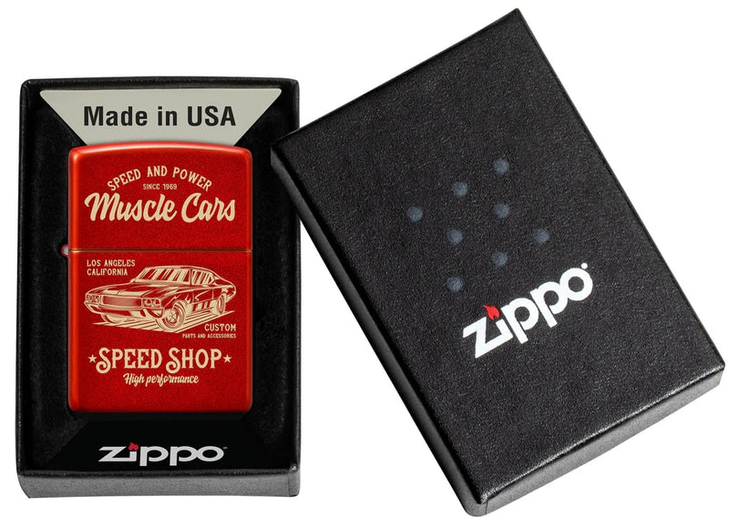 Zippo Muscle Car Design Lighter  in India, Wind Proof Pocket Size Lighters Online, Best Pocket Size Best Lighter in India, Zippo India