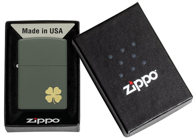 Zippo Four Leaf Clover Design in India, Wind Proof Pocket Size Lighters Online, Best Pocket Size Best Lighter in India, Zippo India