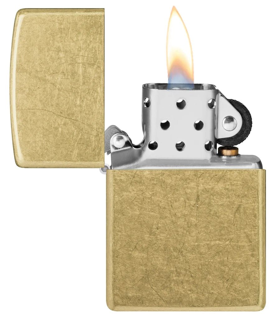 Zippo Regular Street Brass - Buy Zippo In India with Engraving 