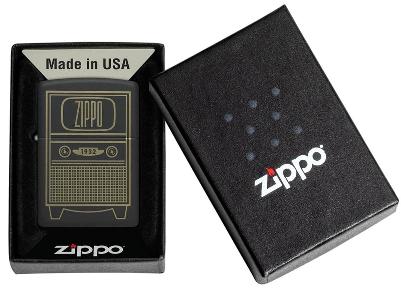 Zippo Vintage TV Design Lighter in India, Wind Proof Pocket Size Lighters Online, Best Pocket Size Best Lighter in India, Zippo India