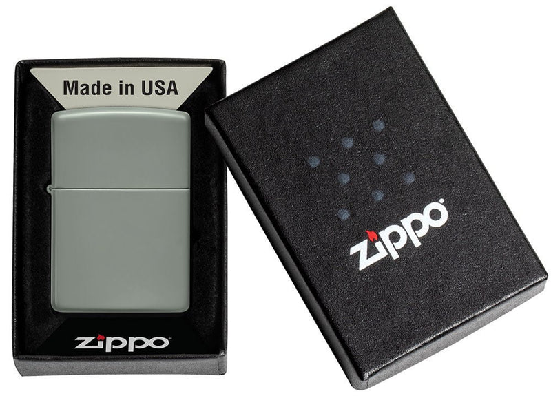 Zippo Sage Green Matte in India, Wind Proof Pocket Size Lighters Online, Best Pocket Size Best Lighter in India, Zippo India