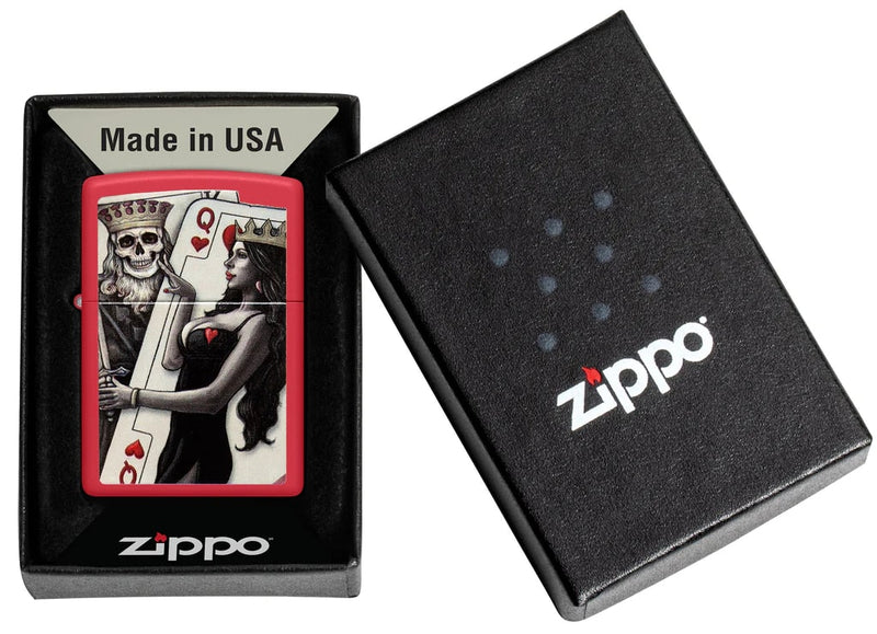 Zippo Skull King Queen Beauty Lighter in India, Wind Proof Pocket Size Lighters Online, Best Pocket Size Best Lighter in India, Zippo India