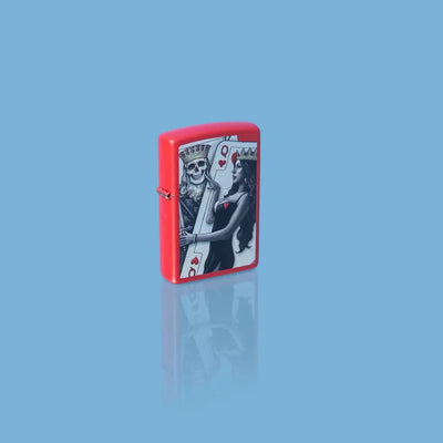 Zippo Skull King Queen Beauty Lighter in India, Wind Proof Pocket Size Lighters Online, Best Pocket Size Best Lighter in India, Zippo India