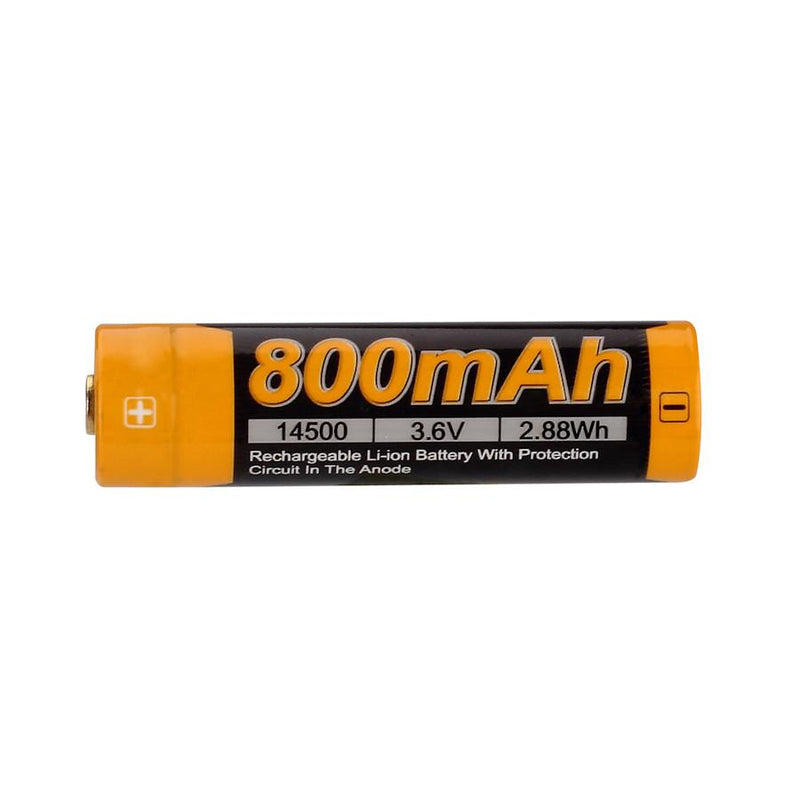 Fenix 14500 800mAh Battery | Rechargeable Lithium-ion Battery 