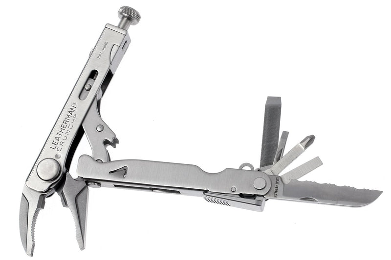 Buy Leatherman Crunch Multi Tool Online in India at LightMen, Best Locking Plier Tool in India, Foldable Pliers, Wire Cutter, 420HC Serrated Knife, Pin Vice, Philip Screwdriver, Compact Plier Multi Tool, Leatherman Dealer India