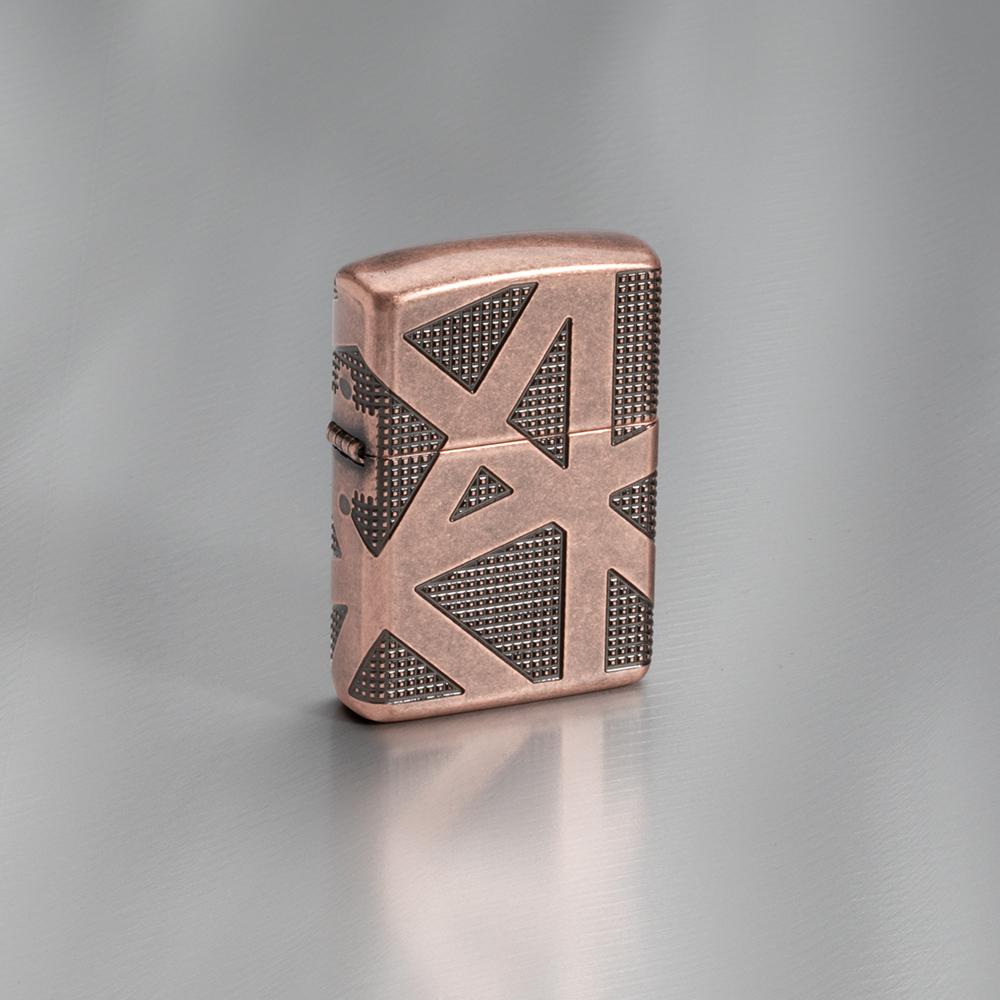 Zippo 49036 Armor Geometric 360 Design Premium Windproof Light 
