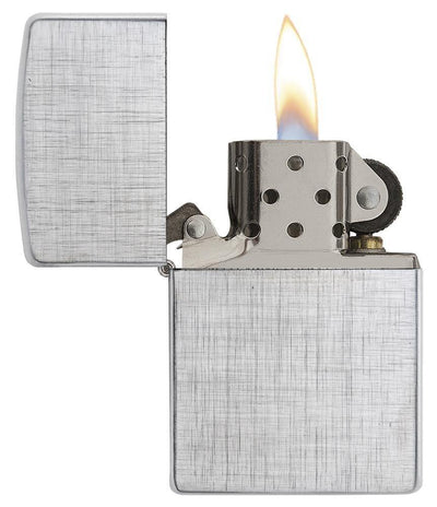 Genuine Zippo windproof lighter with distinctive Zippo "click" All metal construction; windproof design works virtually anywhere