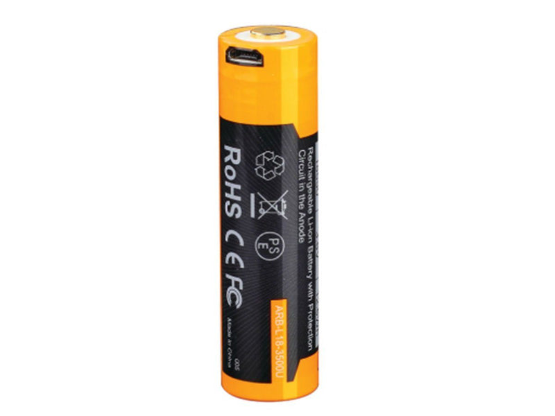 Fenix 18650 3500mAh USB Rechargeable Battery, Fenix ARB-L18U, Buy USB Rechargeable battery online in India